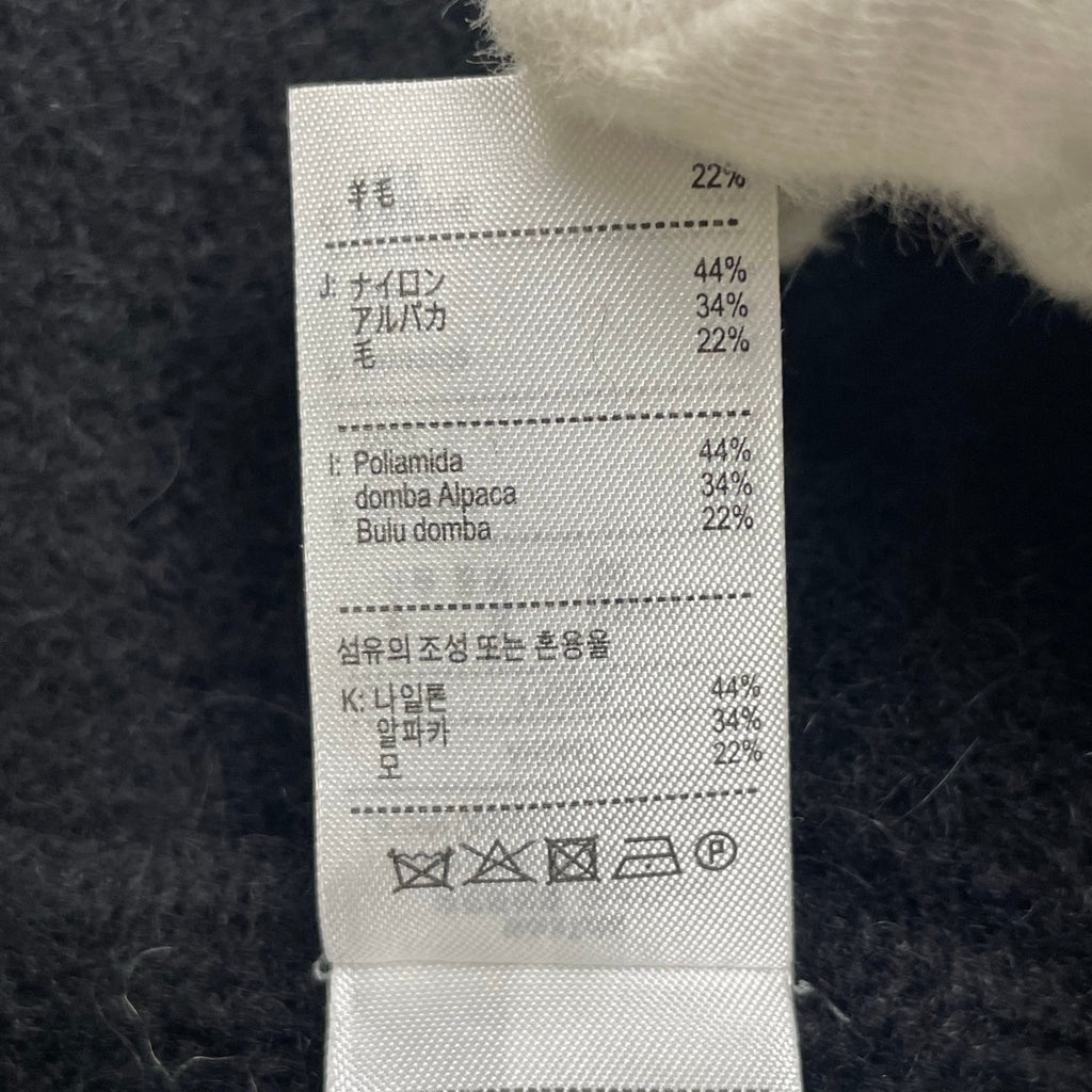 LACOSTE ラコステ / ジャガードロゴ デカワニ クルーネックニット 参考定価：31,000+tax SIZE:M