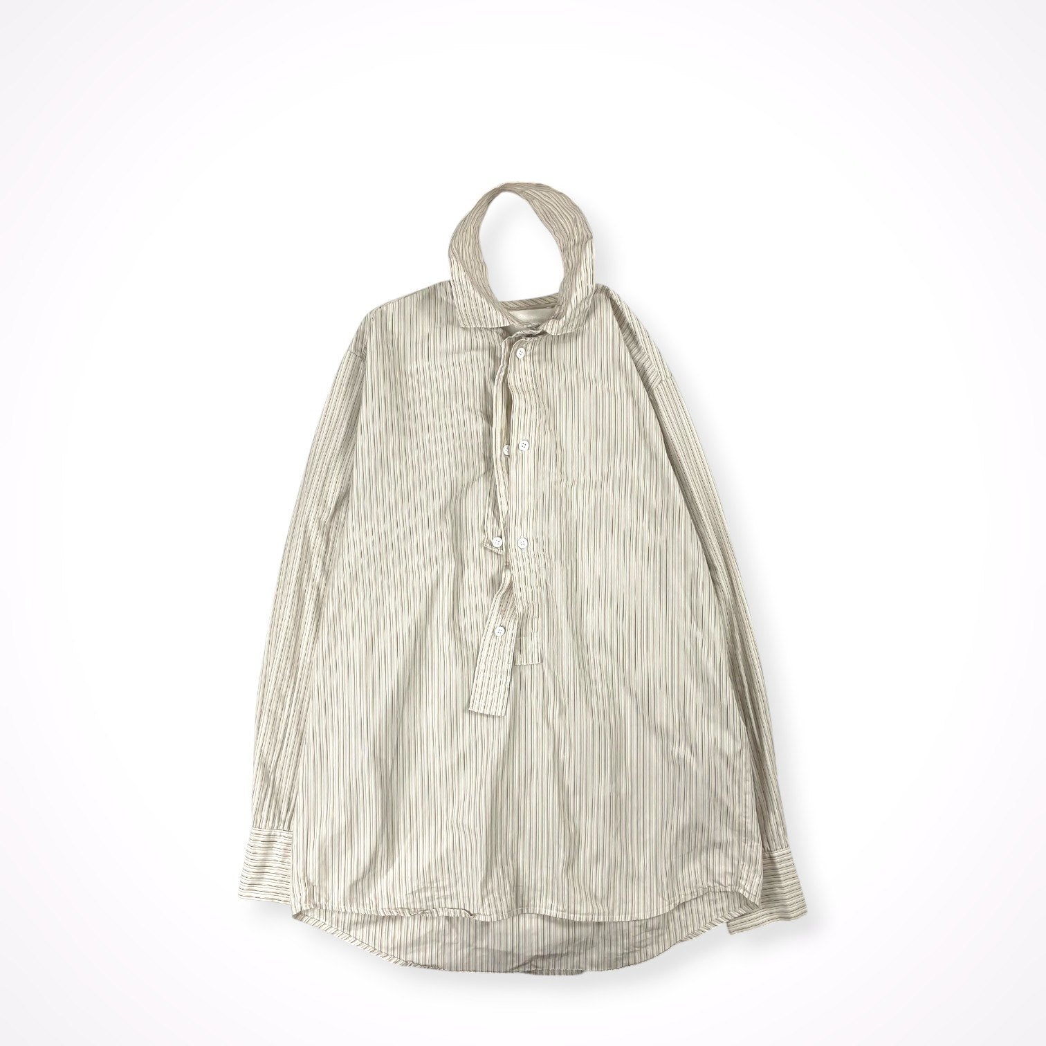 osakentaro / バラバラストライプシャツ 参考定価：30,000程度 SIZE：M-L程度
