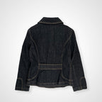 SONIA by SONIA RYKIEL ソニア バイ ソニアリキエル / ビッグボタン タイトデニムジャケット 参考定価：40,000程度 SIZE:40