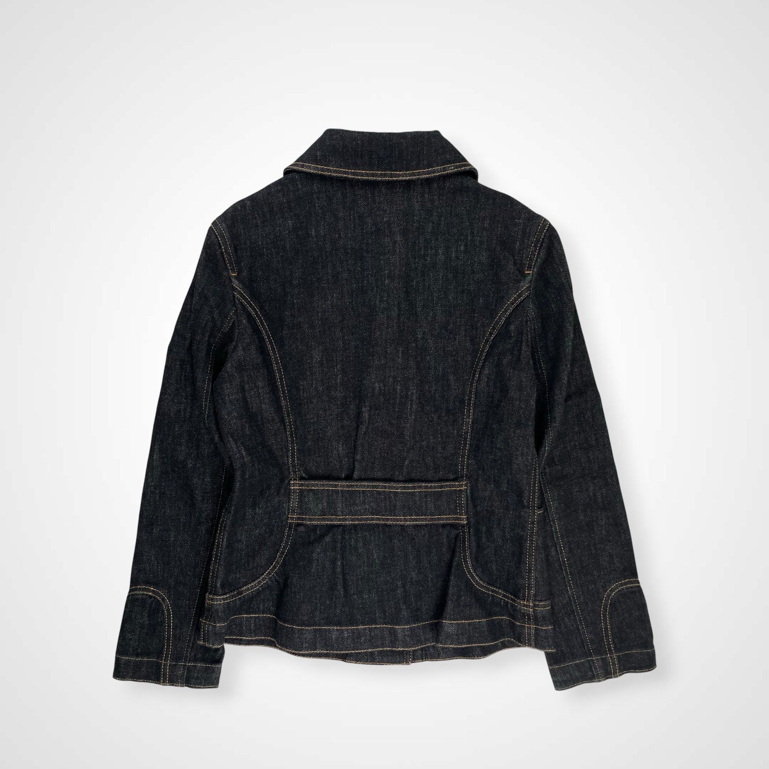 SONIA by SONIA RYKIEL ソニア バイ ソニアリキエル / ビッグボタン タイトデニムジャケット 参考定価：40,000程度 SIZE:40