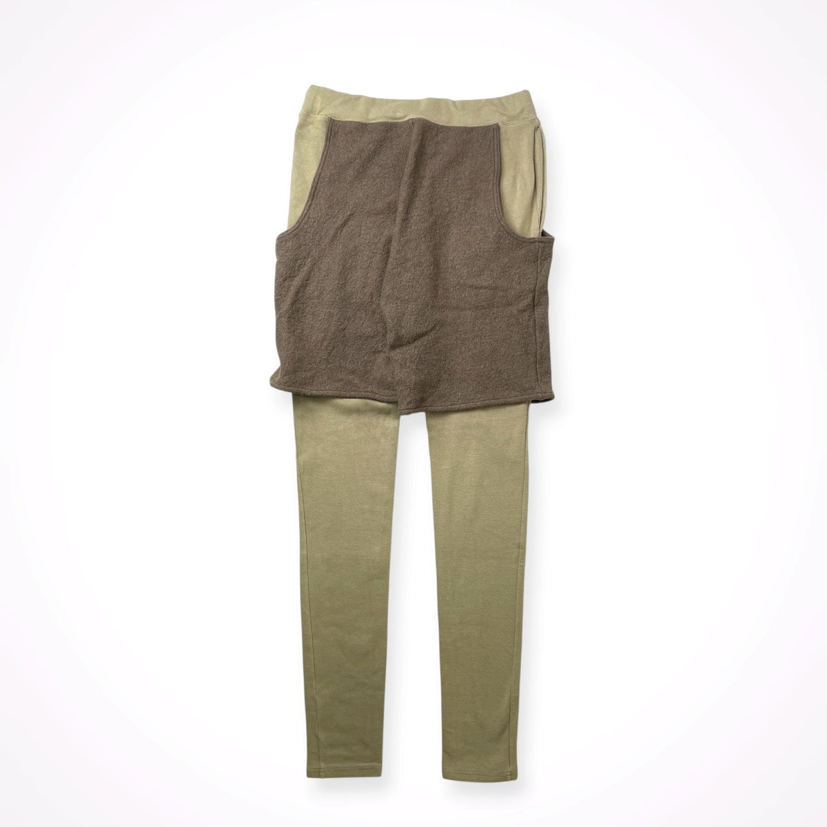merph / ウール混ドッキング レイヤードスリムイージーパンツ 参考定価：26,000程度 SIZE:1