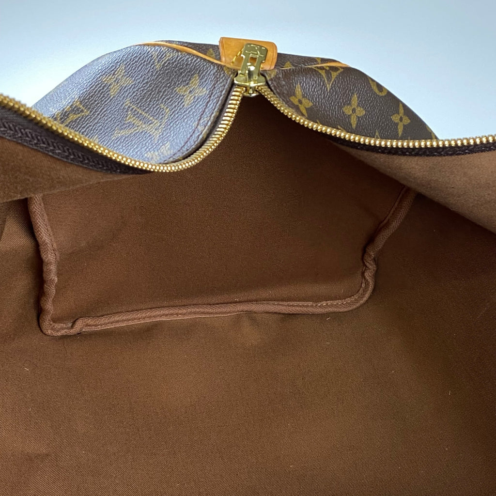 【鑑定済・美品】 LOUIS VUITTON ルイ ヴィトン / キーポル55 M41424 ボストンバッグ モノグラムキャンバス ブラウン 茶