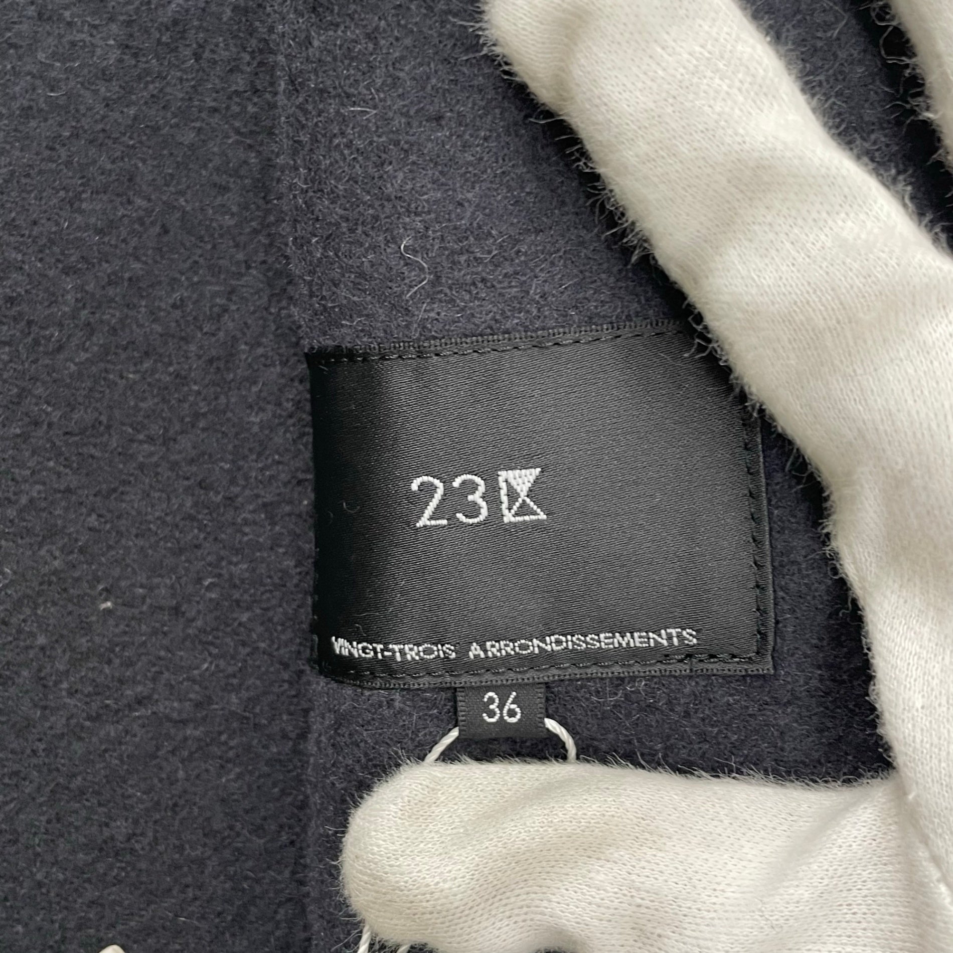 23区 / ウールリバーショートブルゾン 23AW 未使用品 参考定価：42,000+tax SIZE:36