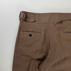 YOKE ヨーク / 2TUCK WIDE GURKHA TROUSERS ブラウン 参考定価：30,000+tax  SIZE:3