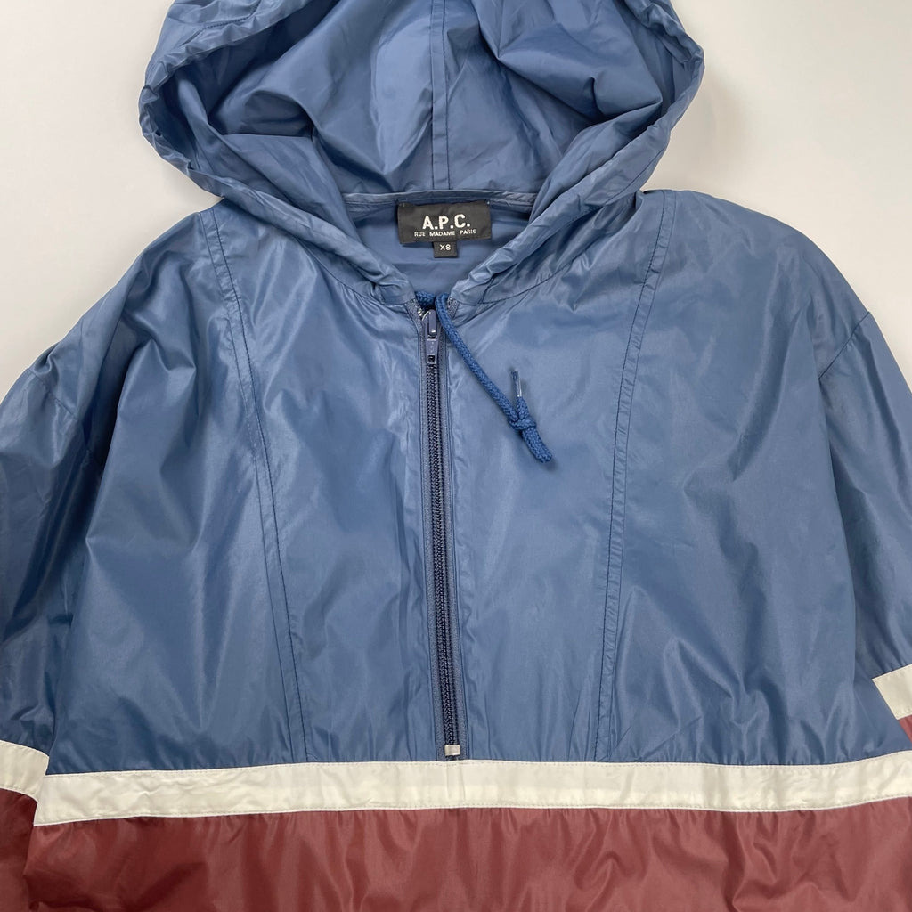 A.P.C アーペーセー / ナイロンアノラックパーカー ネイビー SIZE：XS