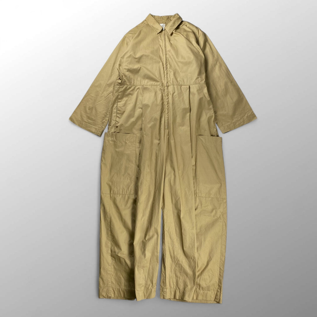 oll × FRAMeWORK オール フレームワーク / JUMPSUIT ジャンプスーツ ベージュ 参考定価：22,000+tax SIZE:02