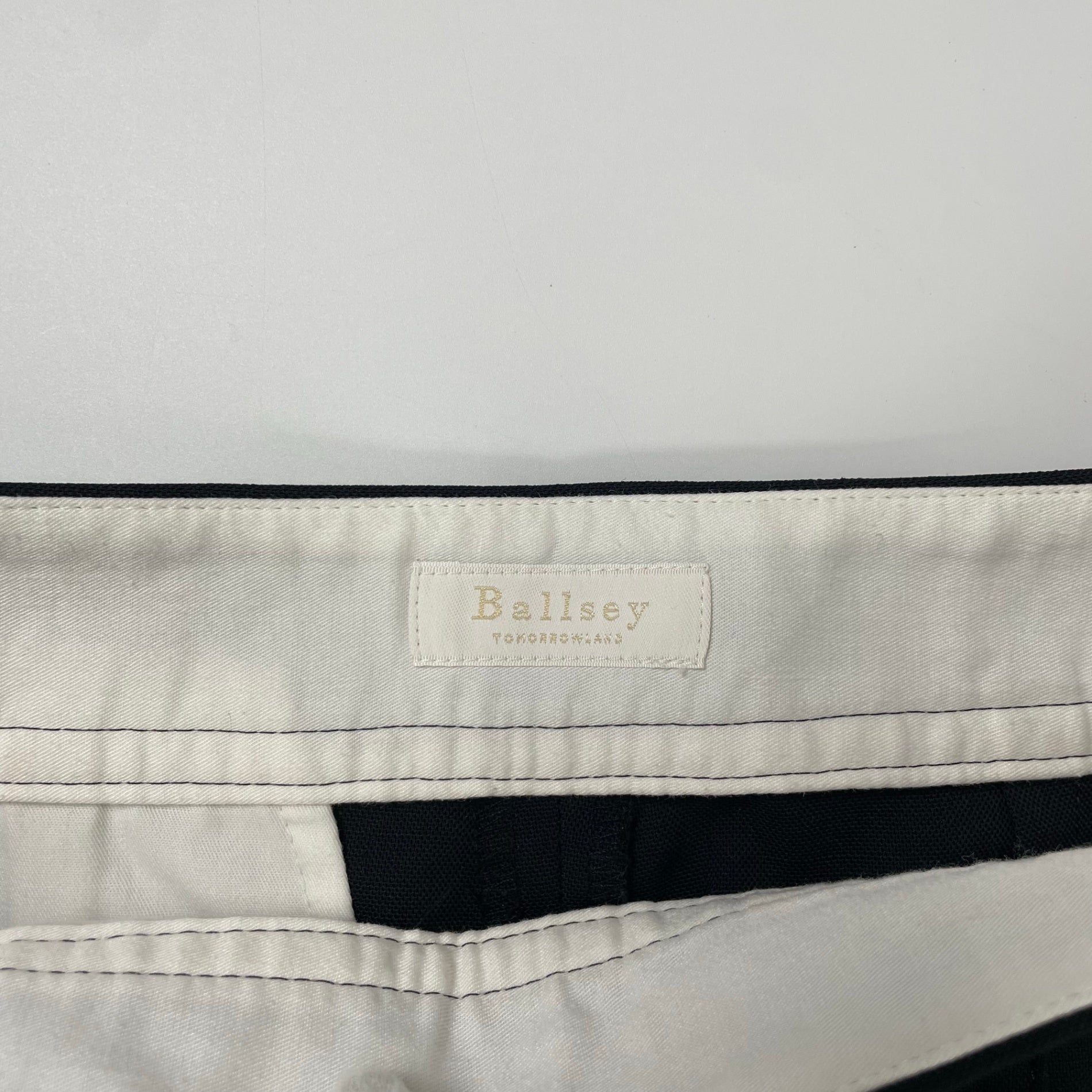 Ballsey ボールジー / ドライキャンブリック ペグトップパンツ 参考定価：17,000+tax SIZE:36