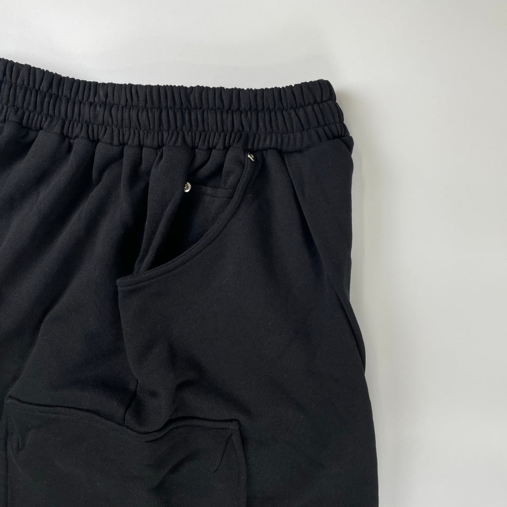 INTODUSK イントゥダスク / スウェットカーゴパンツ ブラック 参考定価：40,000程度 SIZE：S