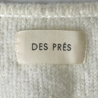 DES PRES / パイルステッチ ノーカラージャケット 参考定価：42,000+tax SIZE:FREE