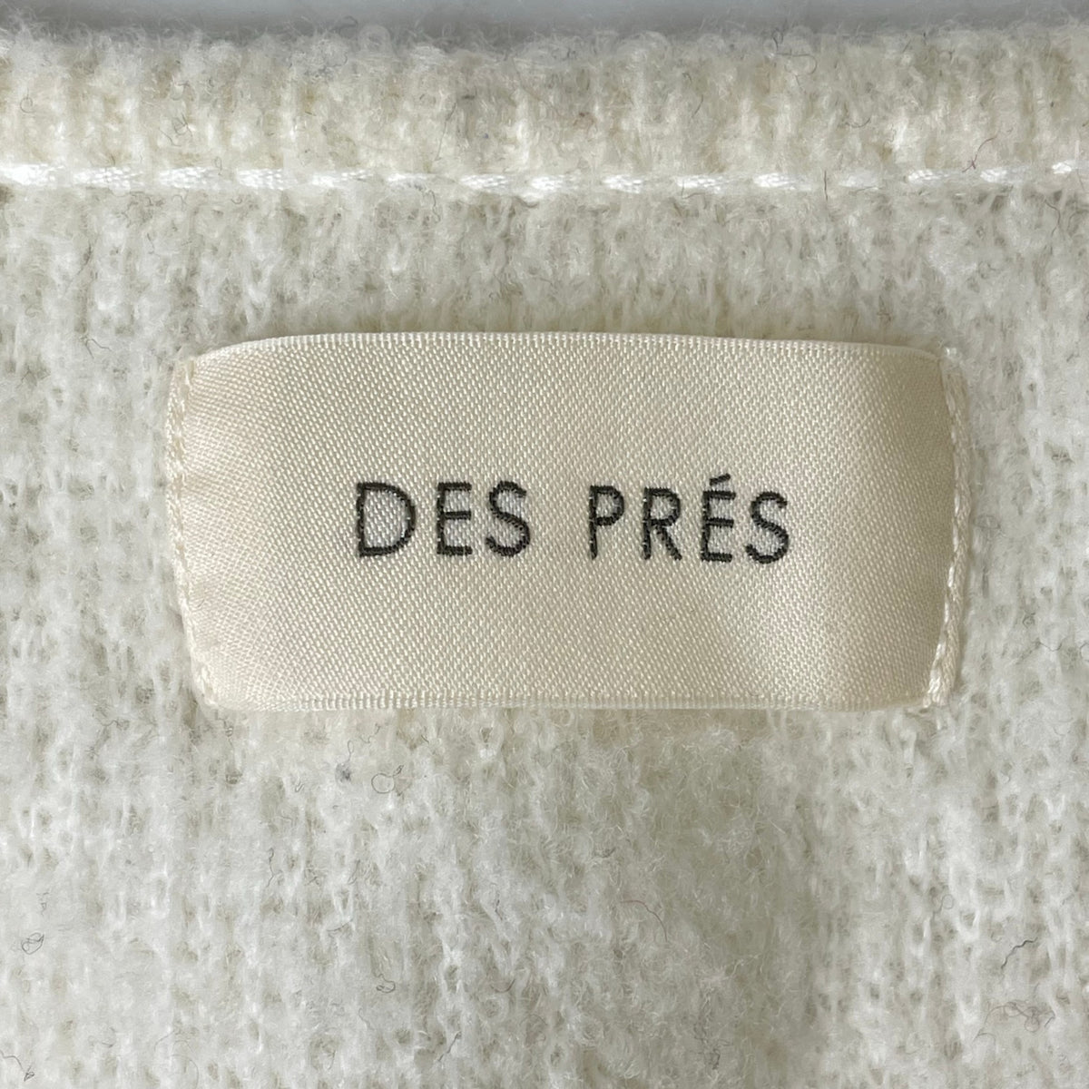 DES PRES / パイルステッチ ノーカラージャケット 参考定価：42,000+tax SIZE:FREE