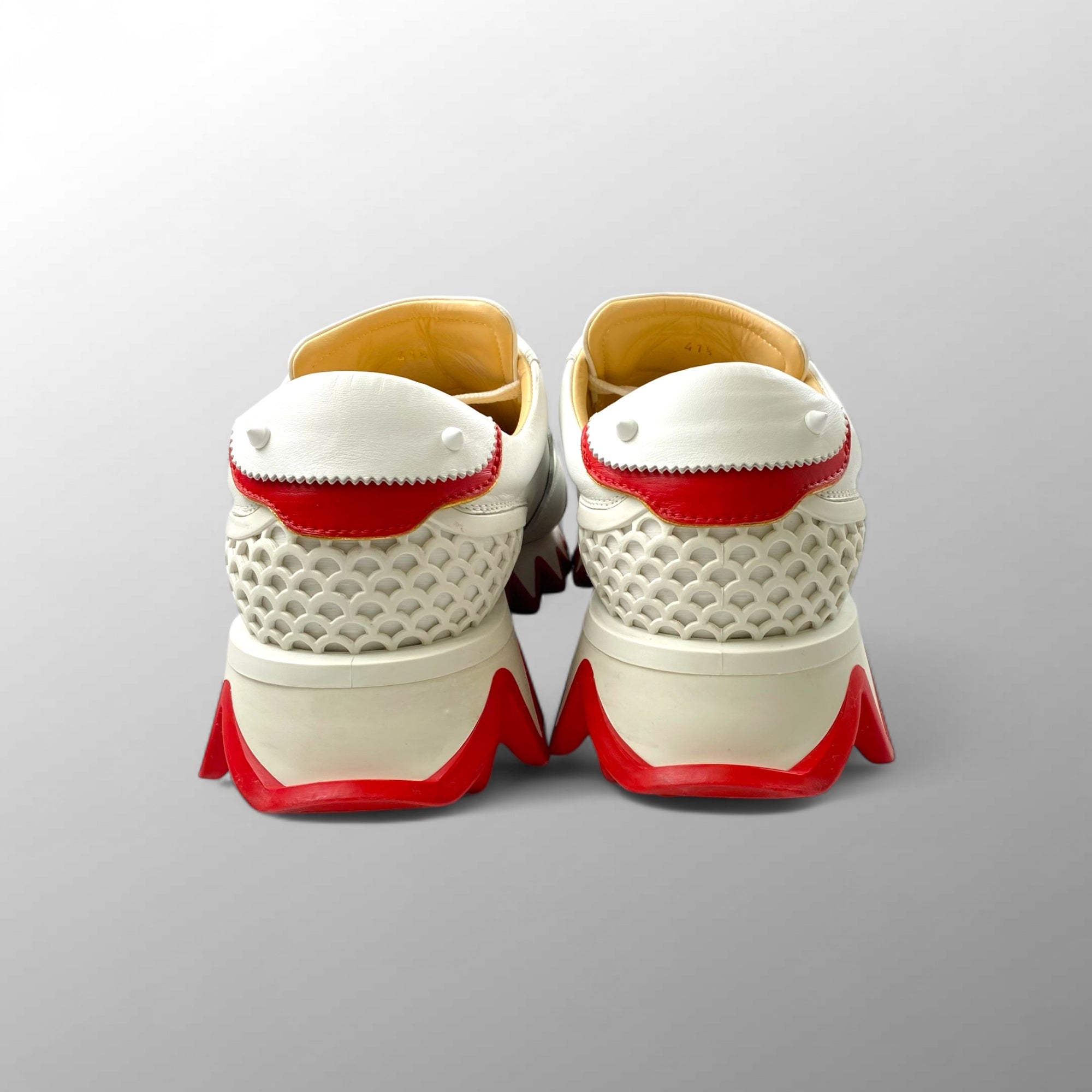 【美品】 Christian Louboutin クリスチャン ルブタン / LoubiShark Donna シャークソール スニーカー SIZE:41 1/2 （26.5cm程度） 参考定価：125,000+tax