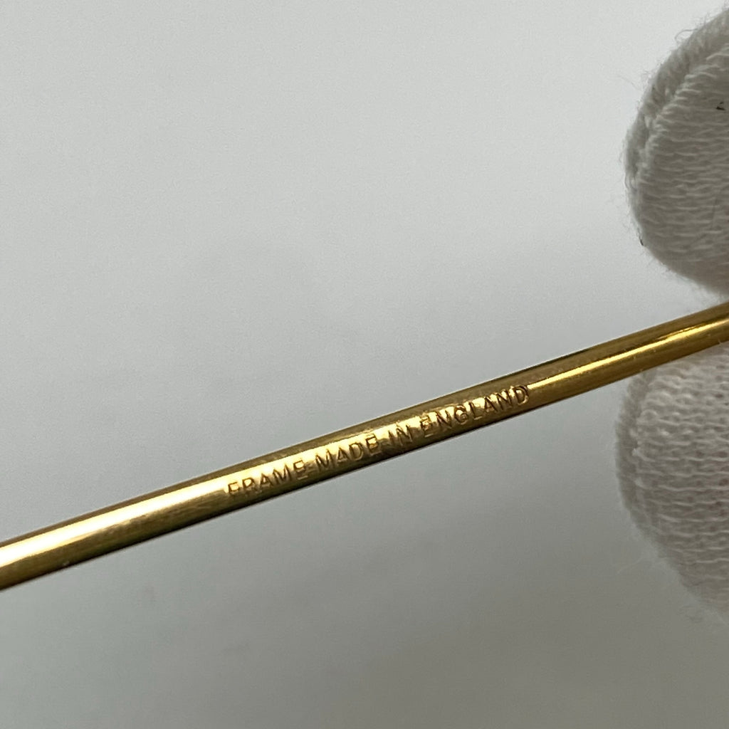 デッドストック 70s Hilton Classic / セル巻 パント型 デモレンズ入り 14K RG Chestnutカラー