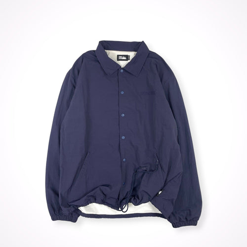 stacks bookstore × FIRST DOWN / コラボ 刺繍ロゴコーチジャケット ネイビー SIZE:XL