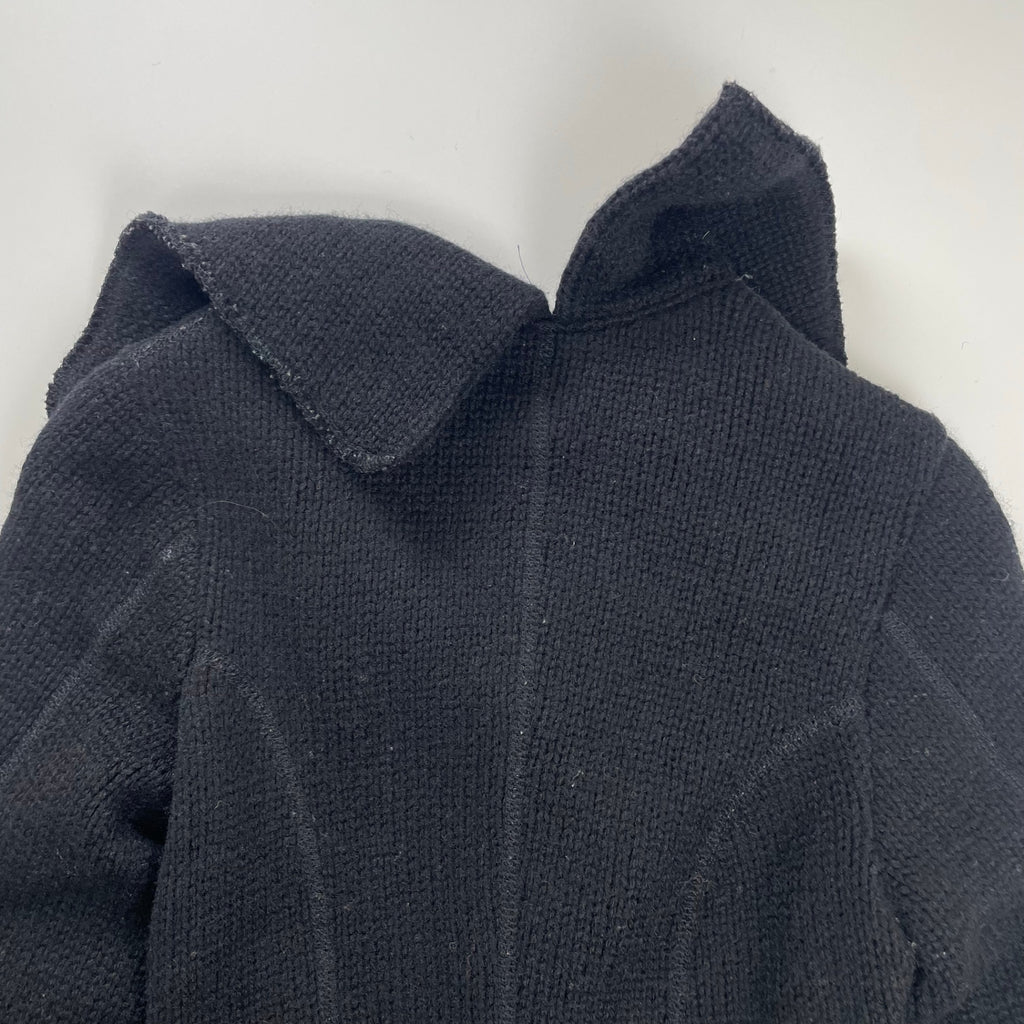 JUNYA WATANABE COMME des GARCONS ジュンヤワタナベ コムデギャルソン / 07AW アシンメトリーポケット ウールニットスリムジャケット SIZE:SS