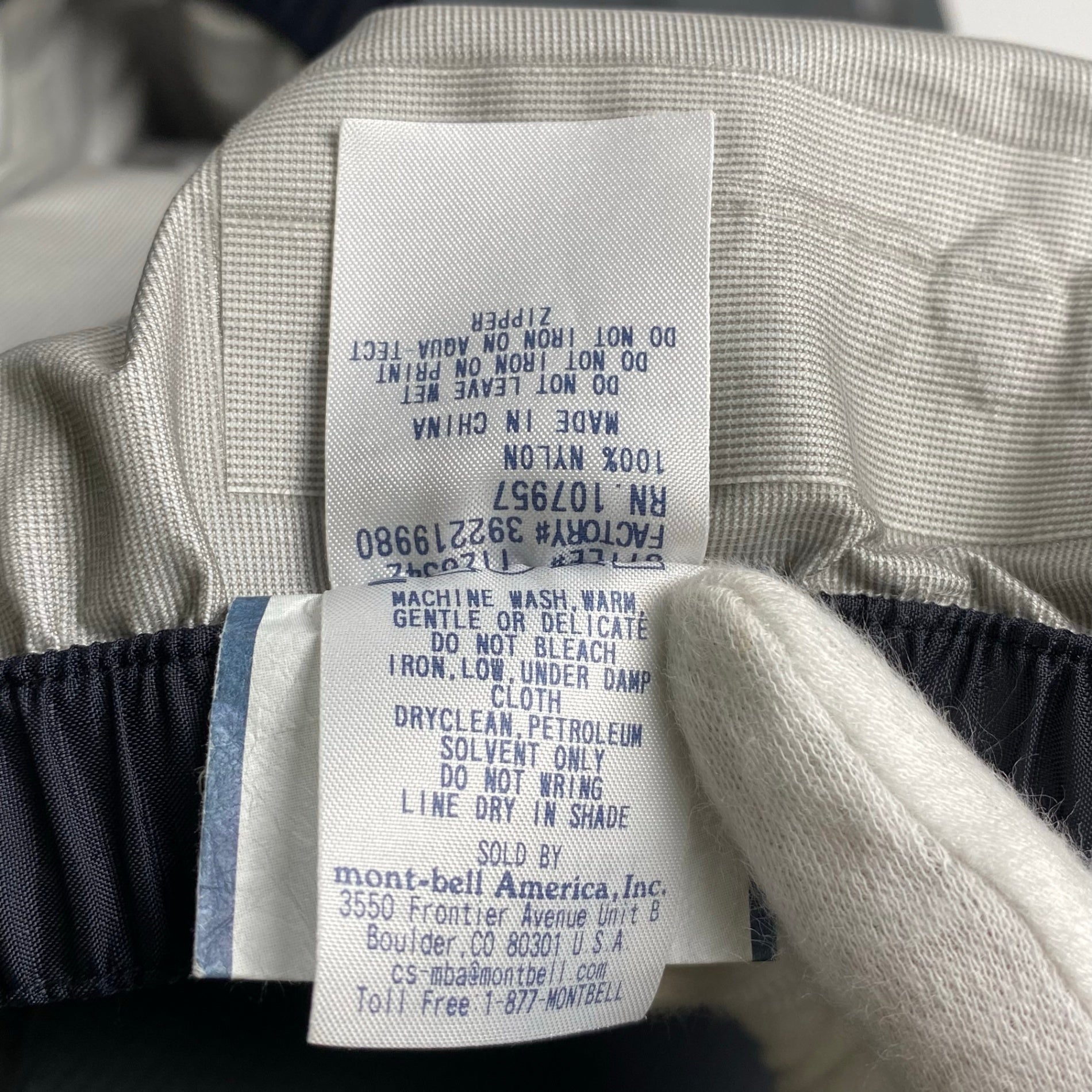 mont-bell モンベル / GORE-TEX レインダンサーパンツ グレー 1128342 SIZE：XL