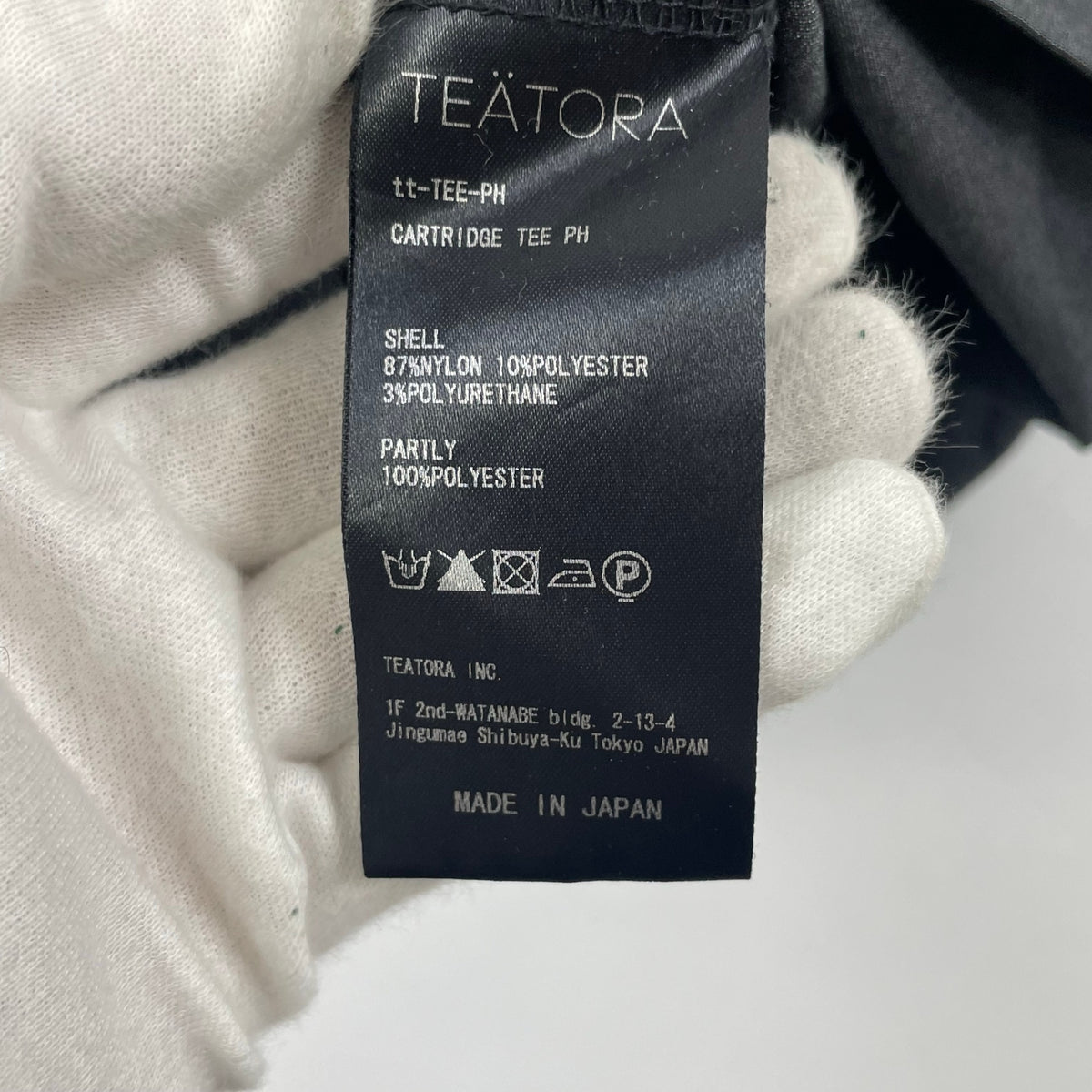 TEATORA / CARTRIDGE TEE PH イージーケア・速乾素材 SIZE:3