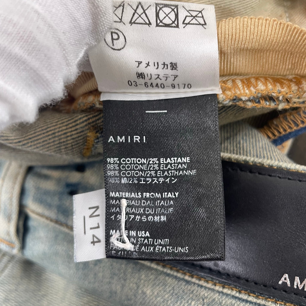AMIRI / グリッターラメデニムパンツ 参考定価：150,000程度 SIZE:29