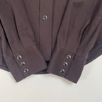 EMPORIO ARMANI エンポリオ アルマーニ / スナップボタンフードシャツ 参考定価：35,000程度 SIZE:M