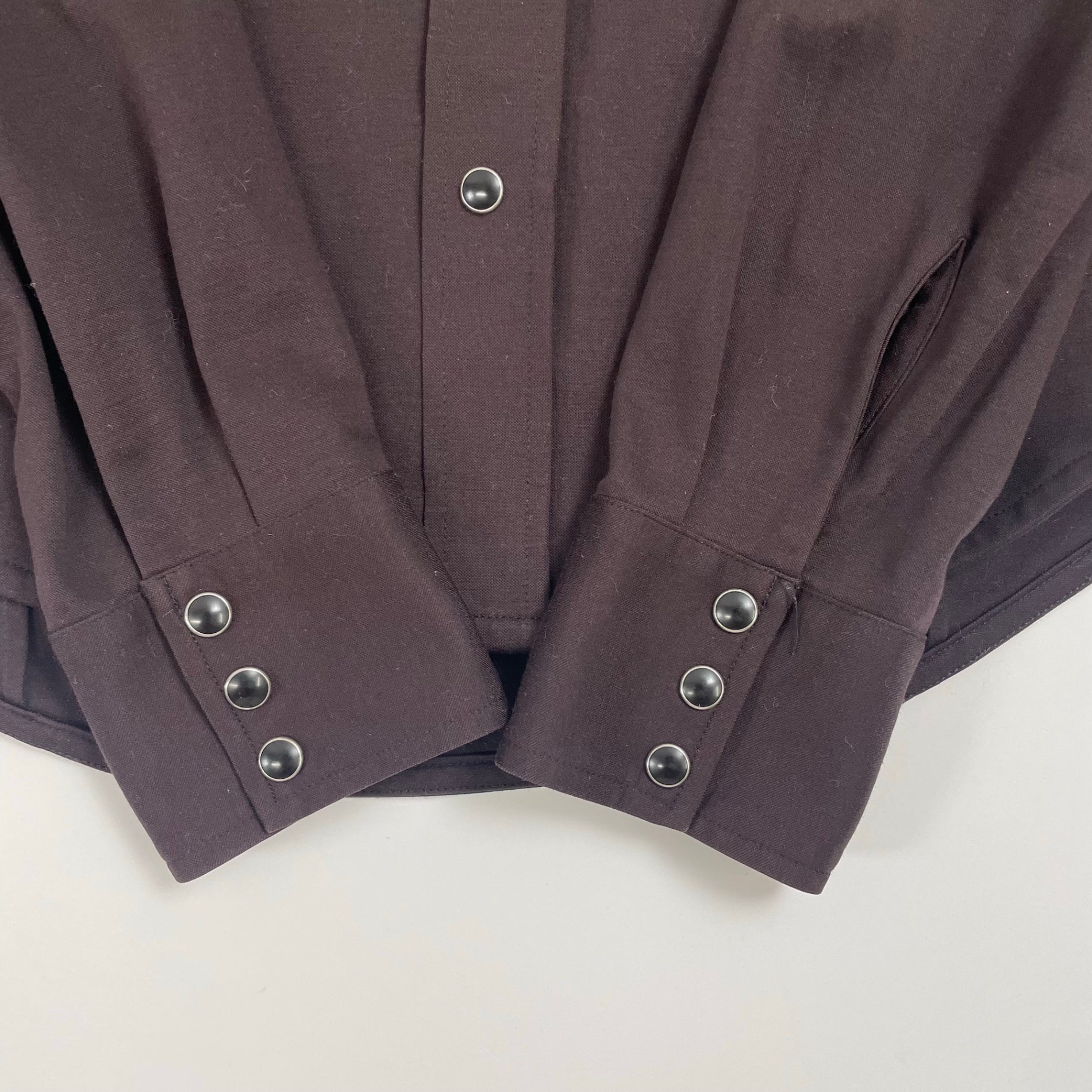 EMPORIO ARMANI エンポリオ アルマーニ / スナップボタンフードシャツ 参考定価：35,000程度 SIZE:M