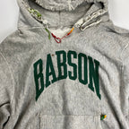 VINTAGE ヴィンテージ / 襤褸 ボロ ダメージ パーカー  BABSON大学 SIZE：XL程度