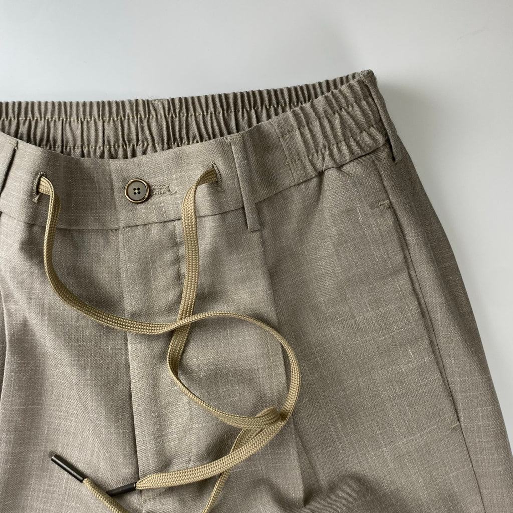 【美品】 TAGLIATORE タリアトーレ / dakar ダカール シルクMIX セットアップ スーツ ウール×シルク×リネン 参考定価：120,000+tax  SIZE:42（S程度）