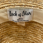 Lack of Color ラックオブカラー / ストローハット カンカン帽 参考定価：24,000程度 SIZE：56cm