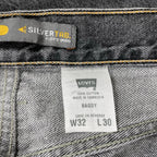 Levi's SILVER TAB リーバイス シルバータブ / 00s 先染め BAGGYデニム ブラック SIZE:W32×L30