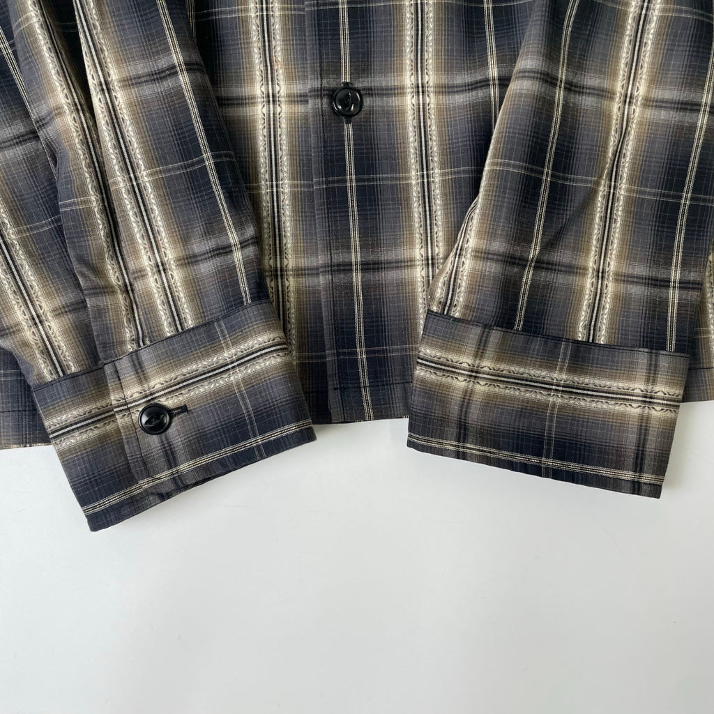GREASER / シャドーチェックシャツ 参考定価：18,000程度 SIZE:XL