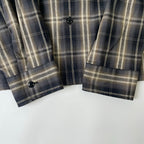 GREASER / シャドーチェックシャツ 参考定価：18,000程度 SIZE:XL