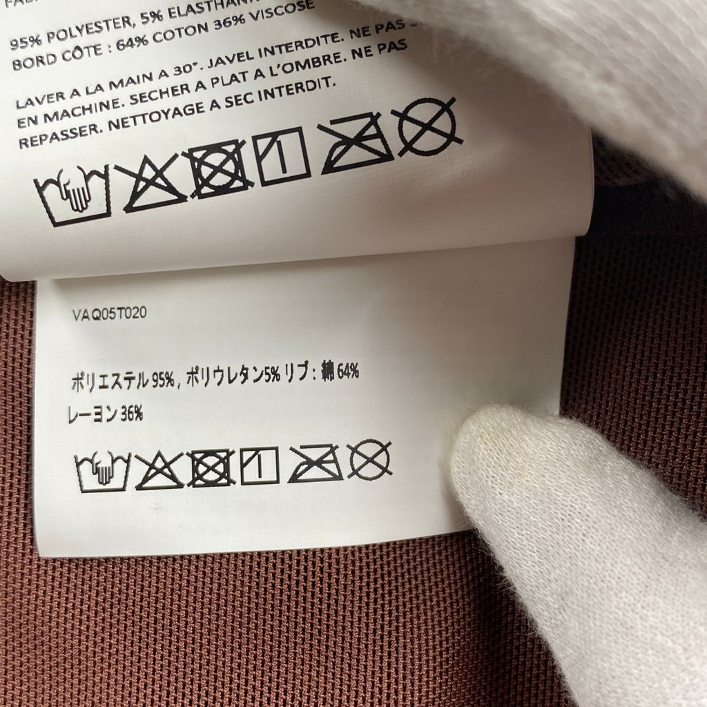 未使用  Vaquera ヴァケラ ユニセックス / ラインストーン「LOVE」ノースリーブ ブラウン 参考定価：183＄(27,000程度) SIZE:M