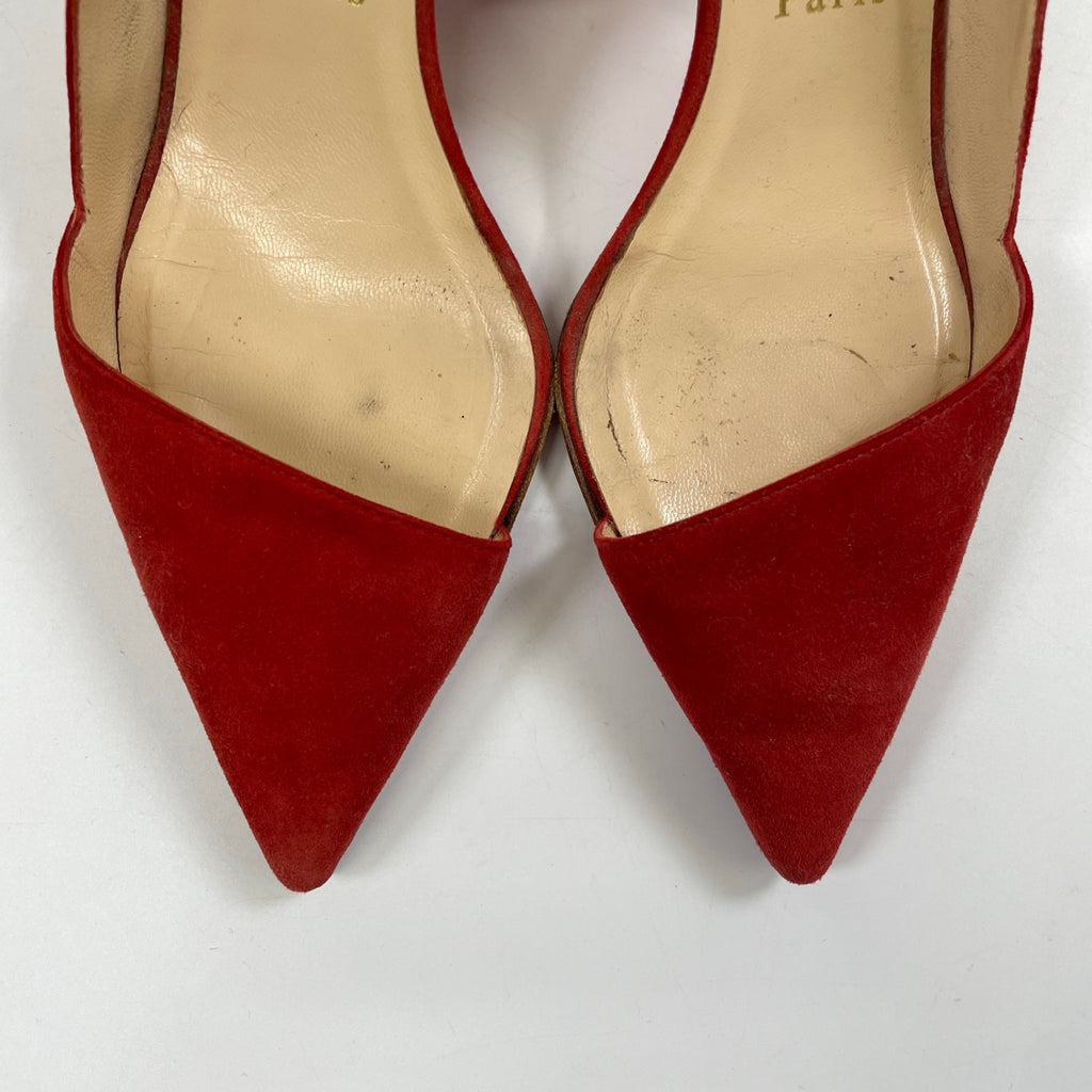 Christian Louboutin / メタルヒールスウェードパンプス 箱付 参考定価：120,000程度 SIZE:36