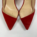 Christian Louboutin / メタルヒールスウェードパンプス 箱付 参考定価：120,000程度 SIZE:36