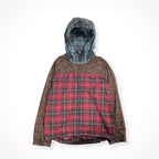 COMME des GARCONS SHIRT / 10AW マルチチェックジップパーカー コレクションピース SIZE:XS