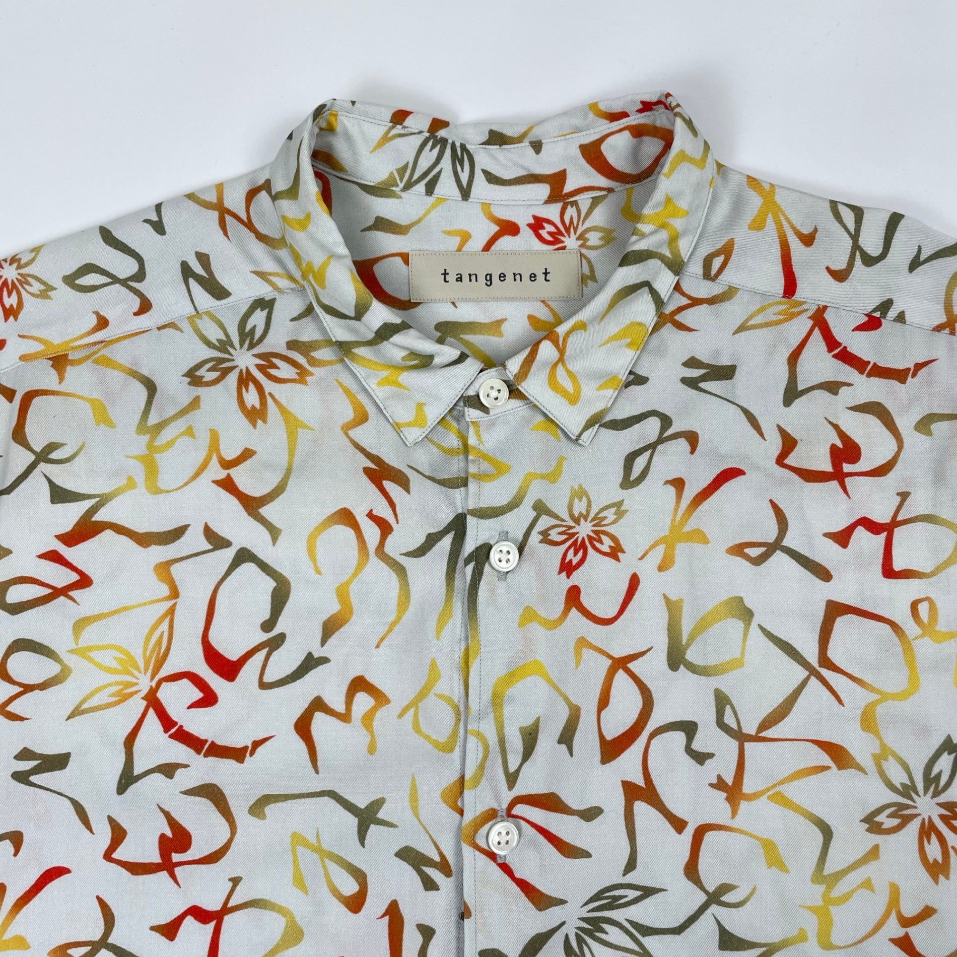 tangenet タンジェネット / オールオーバープリントシャツ 現行品 参考定価：20,000+tax SIZE:M