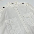 NeiL BarreTT / ミリタリーポプリンシャツ 参考定価：55,000程度 SIZE:S