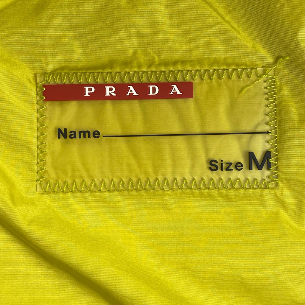 PRADA SPORT プラダスポーツ / ナイロンジップアップジャケット ピスタチオカラー 代理店有 SIZE：M