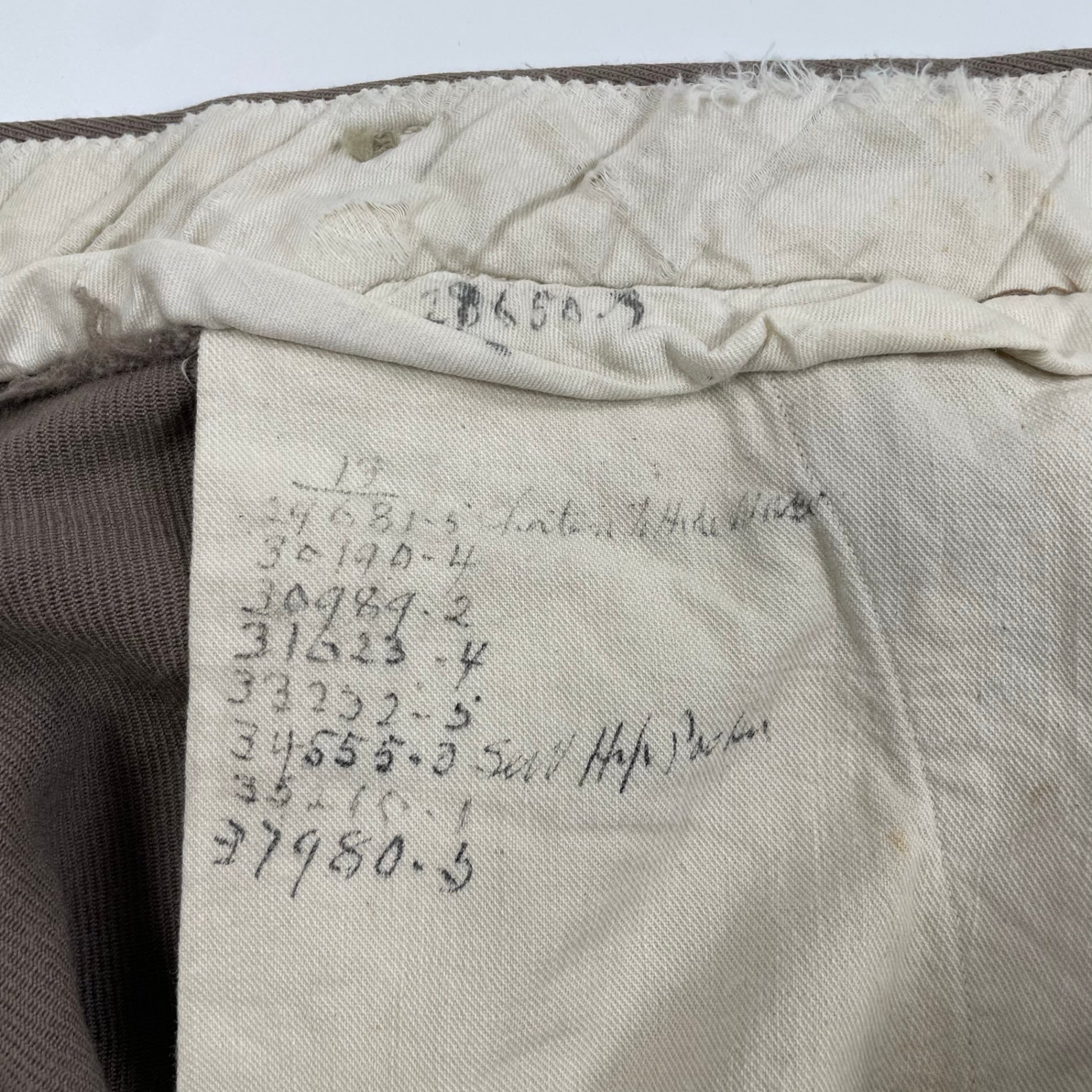 VINTAGE ヴィンテージ / 推定40sヴィンテージパンツ WALDESジップ 片ツメ SIZE:W84
