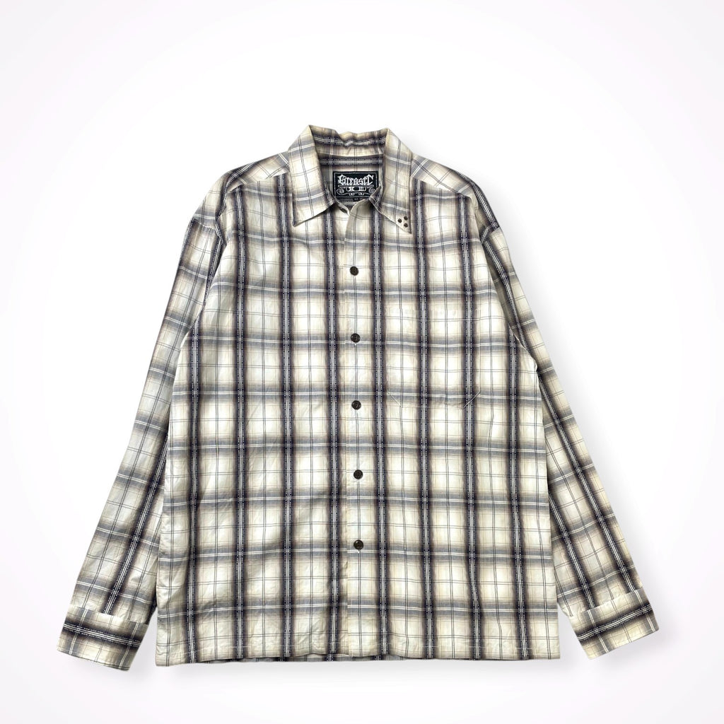 GREASER / シャドーチェックシャツ 参考定価：18,000程度 SIZE:XL