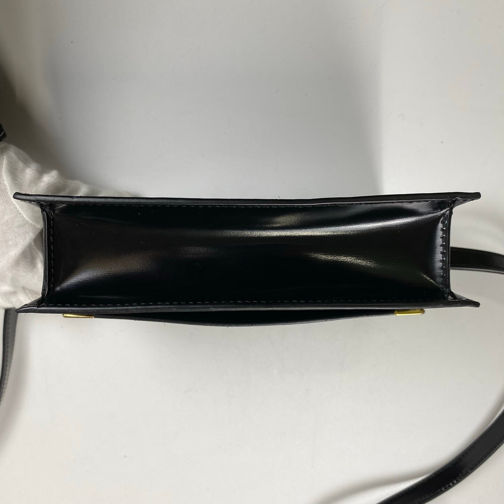 ERNEST W. BAKER アーネストダブルベイカー / GOLD EDGE MESSENGER BAG ショルダーバッグ ブラック 参考定価：55,000程度