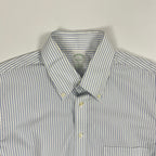 Brooks Brothers / 半袖ストライプシャツ 参考定価：16,000程度 SIZE:15 1/2(L程度)