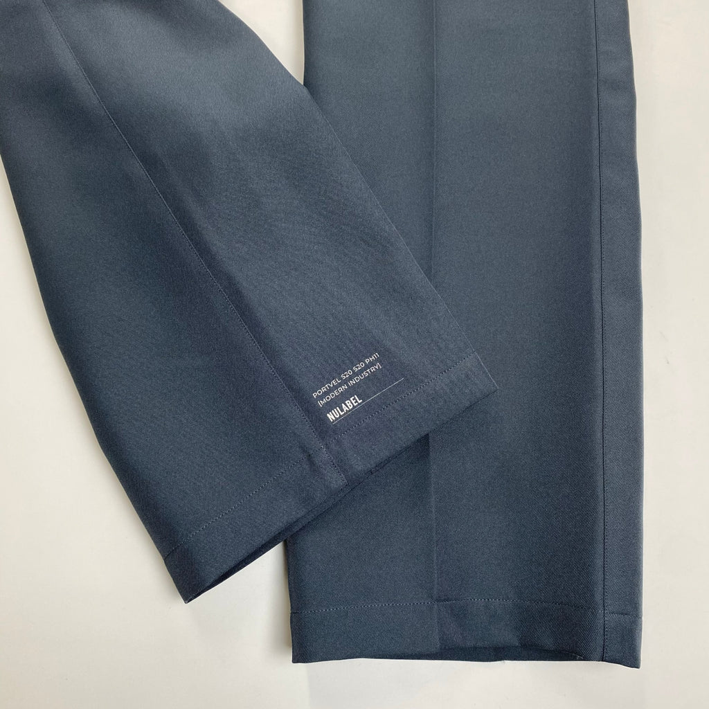 PORTVEL ポートヴェル / ポケットデザイン ストレートスラックス ブルーグレー SIZE:1