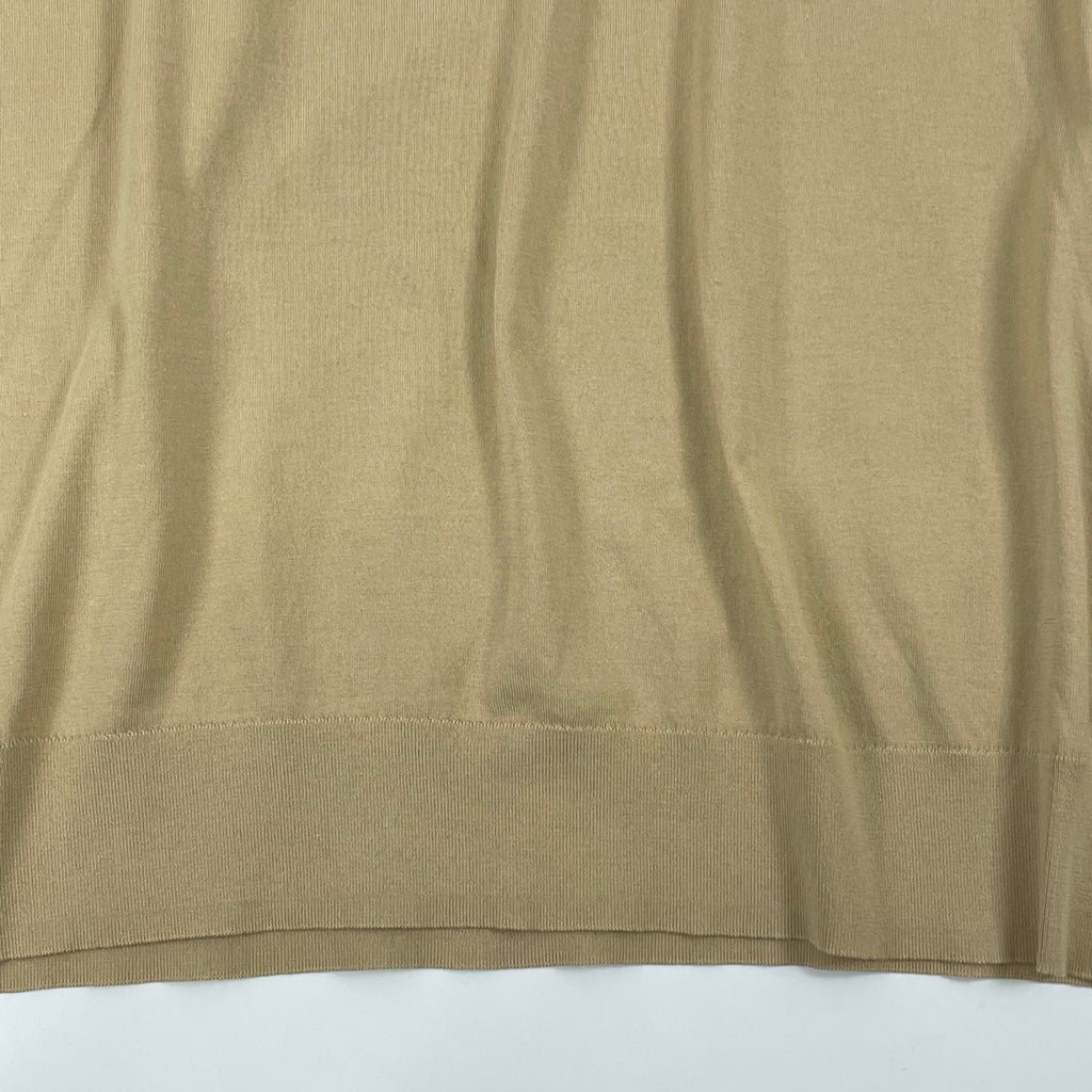 AURALEE / Super High Gauge Cotton knit Short Sleeve polo 未使用品 参考定価：32,000+tax SIZE:3