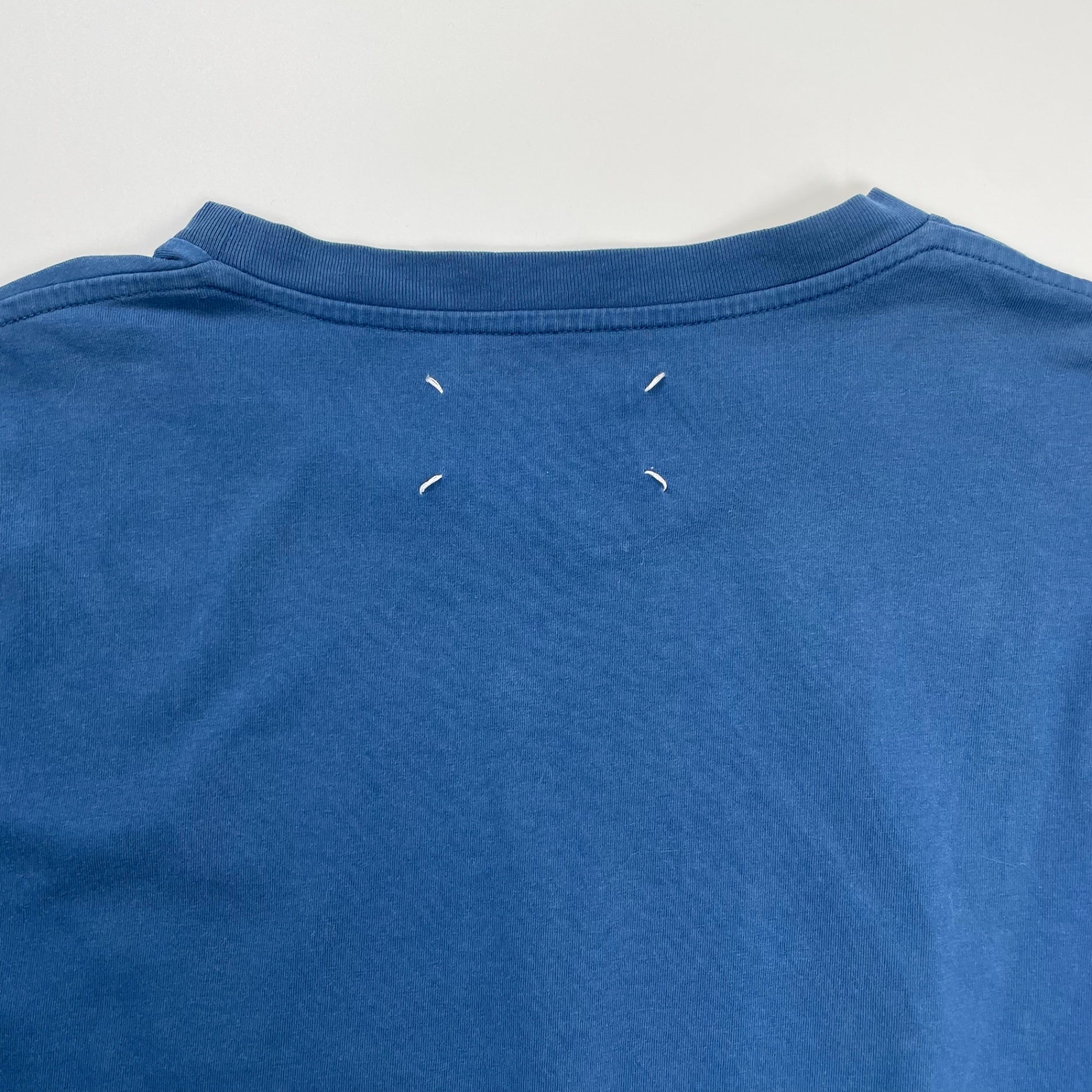 Maison Martin margiela メゾンマルタンマルジェラ / 15SS クルーネックTEE SLIM ブルー 参考定価：22,000程度 SIZE：46