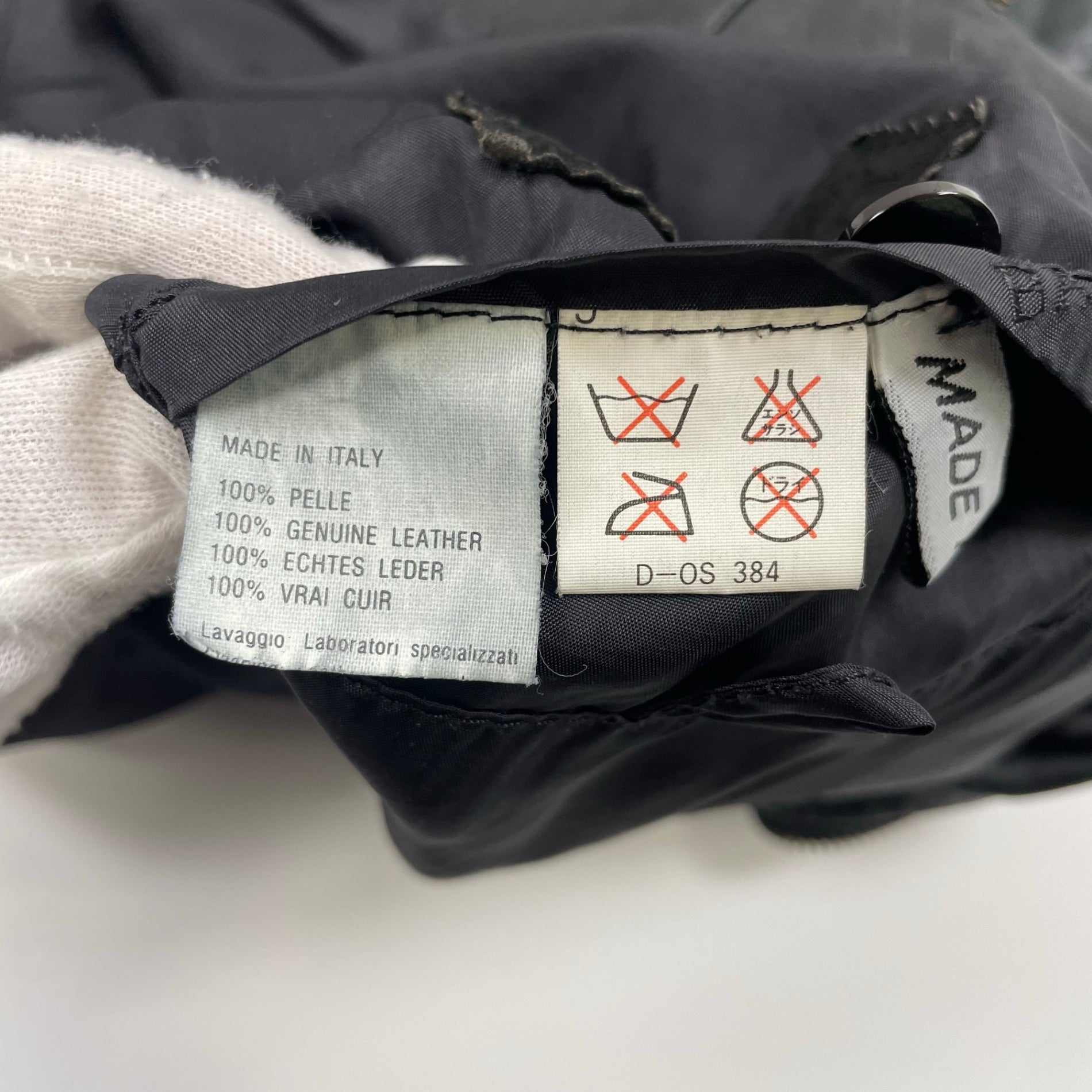 BALLY バリー / ヴィンテージ短丈レザーブルゾン 参考定価：300,000程度 SIZE：46