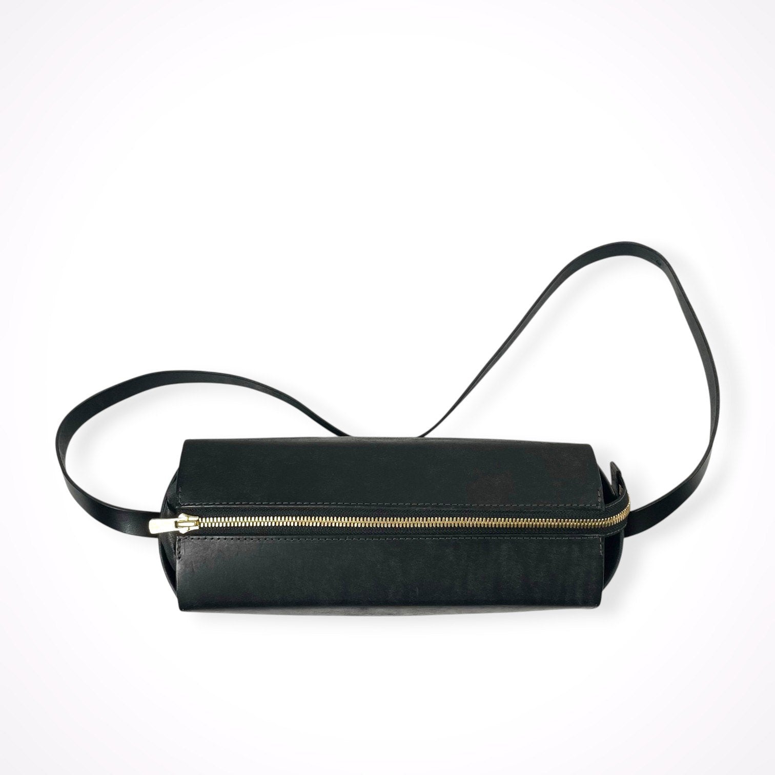 SAFUJI × noji+ / 別注 Leather block bag ブラック