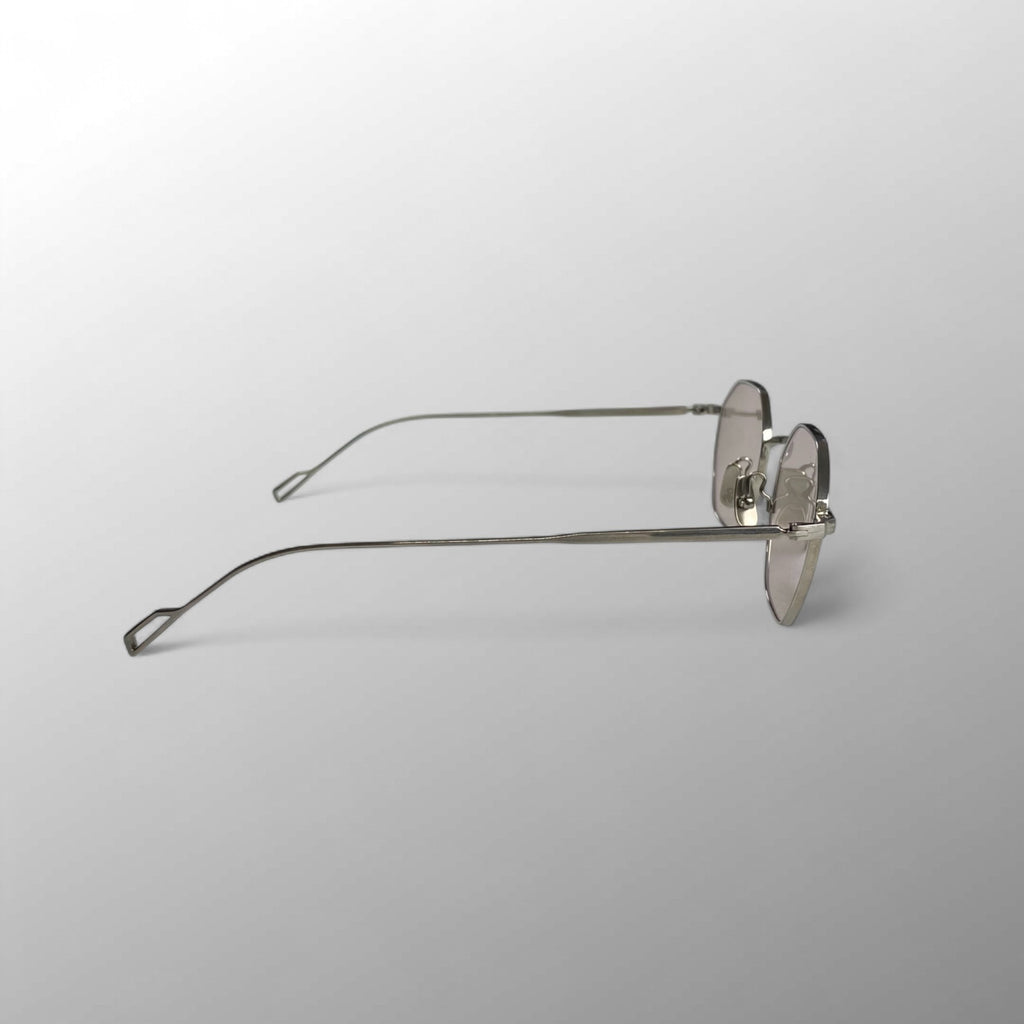 25SS SOPHNET × 金子眼鏡 / TITANIUM SUNGLASSES OCTAGON 度なしライトグレーレンズ 参考定価：44,000+tax