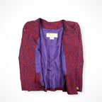 NINA RICCI / ヴィンテージ ジャガードジャケット 参考定価：200,000程度 SIZE:40