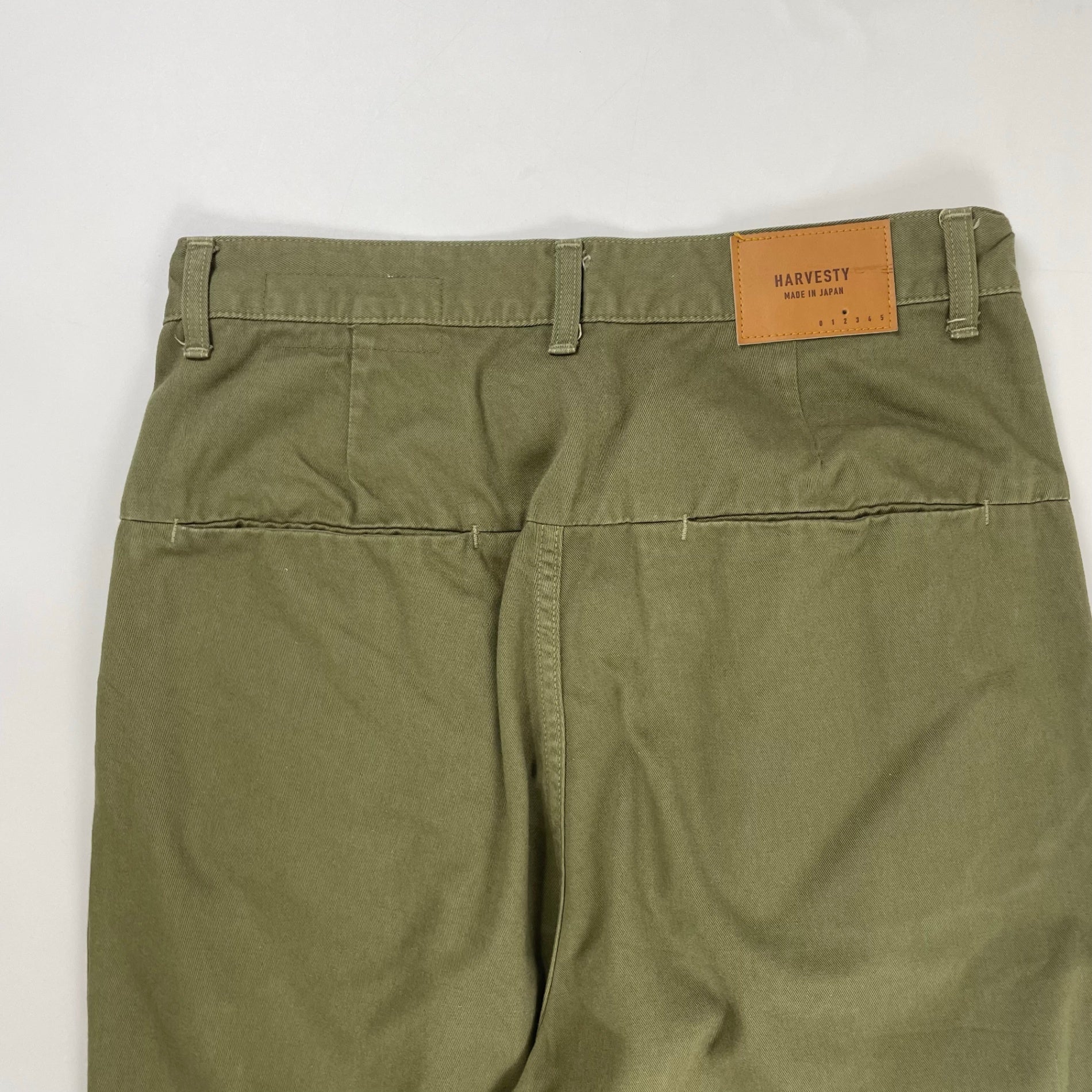 HARVESTY / エッグタックチノパンツ 参考定価：16,000程度 SIZE:2