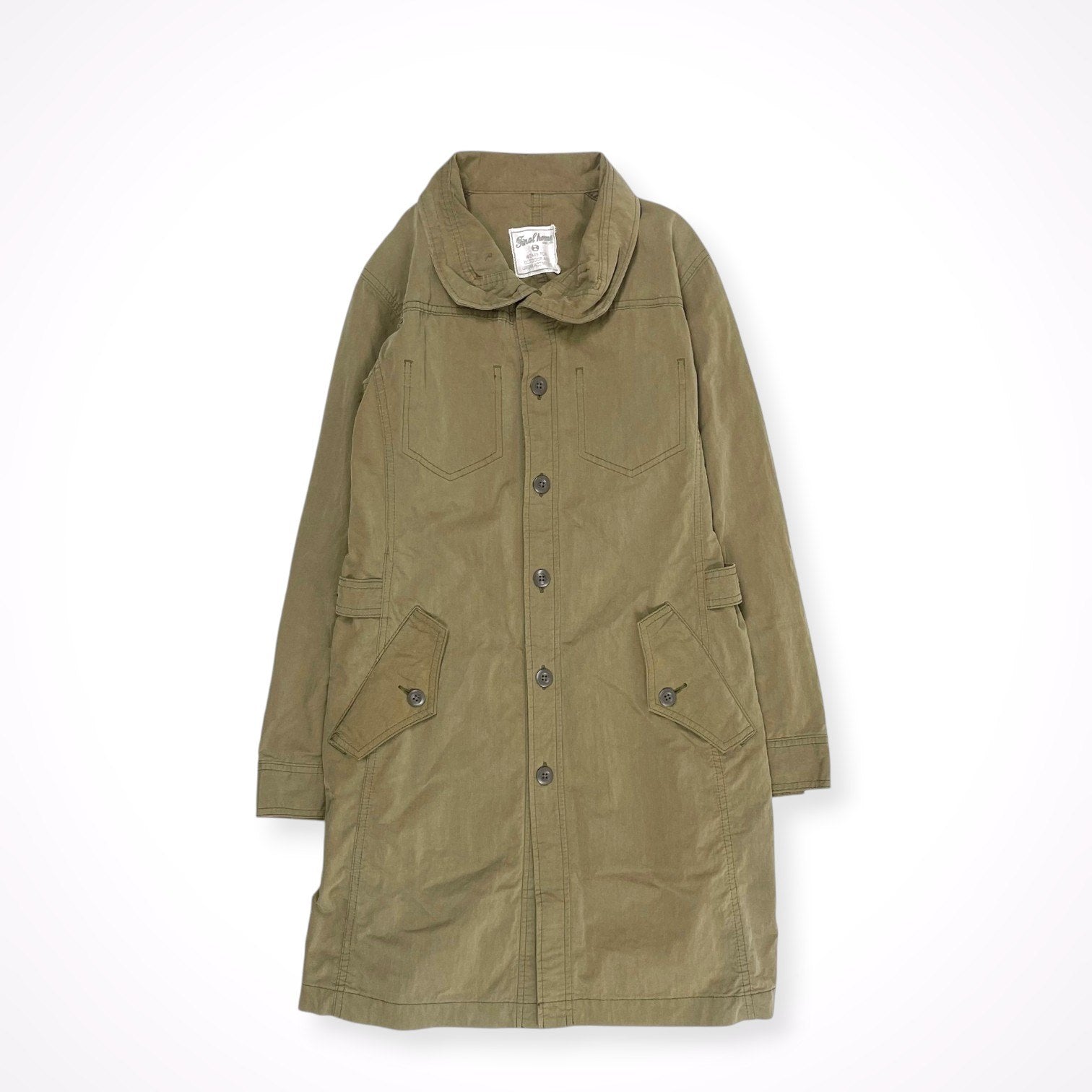 Final home / 06AW ヴィンテージフラップポケットロングコート 津村