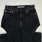 JOHN LAWRENCE SULLIVAN ジョンローレンスサリバン / WASHED DENIM HOLLOWED OUT PANTS 参考定価：48,000+tax SIZE:S